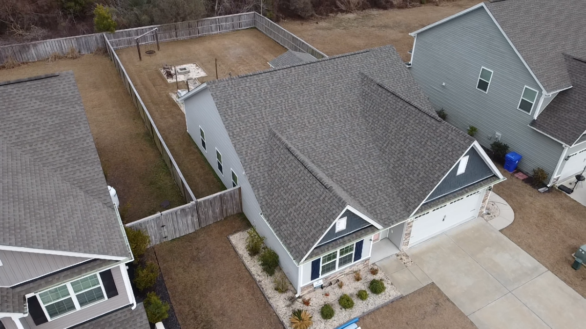 Tideline Roofing project house roof
